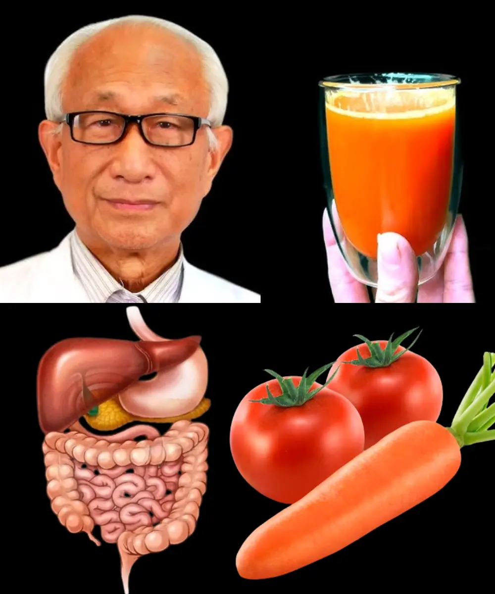 A 95-Year-Old Chinese Doctor Drinks THIS Every Day!Liver and Intestines as Clean as a Teenager’s – Carrot & Tomato Power Juice!
