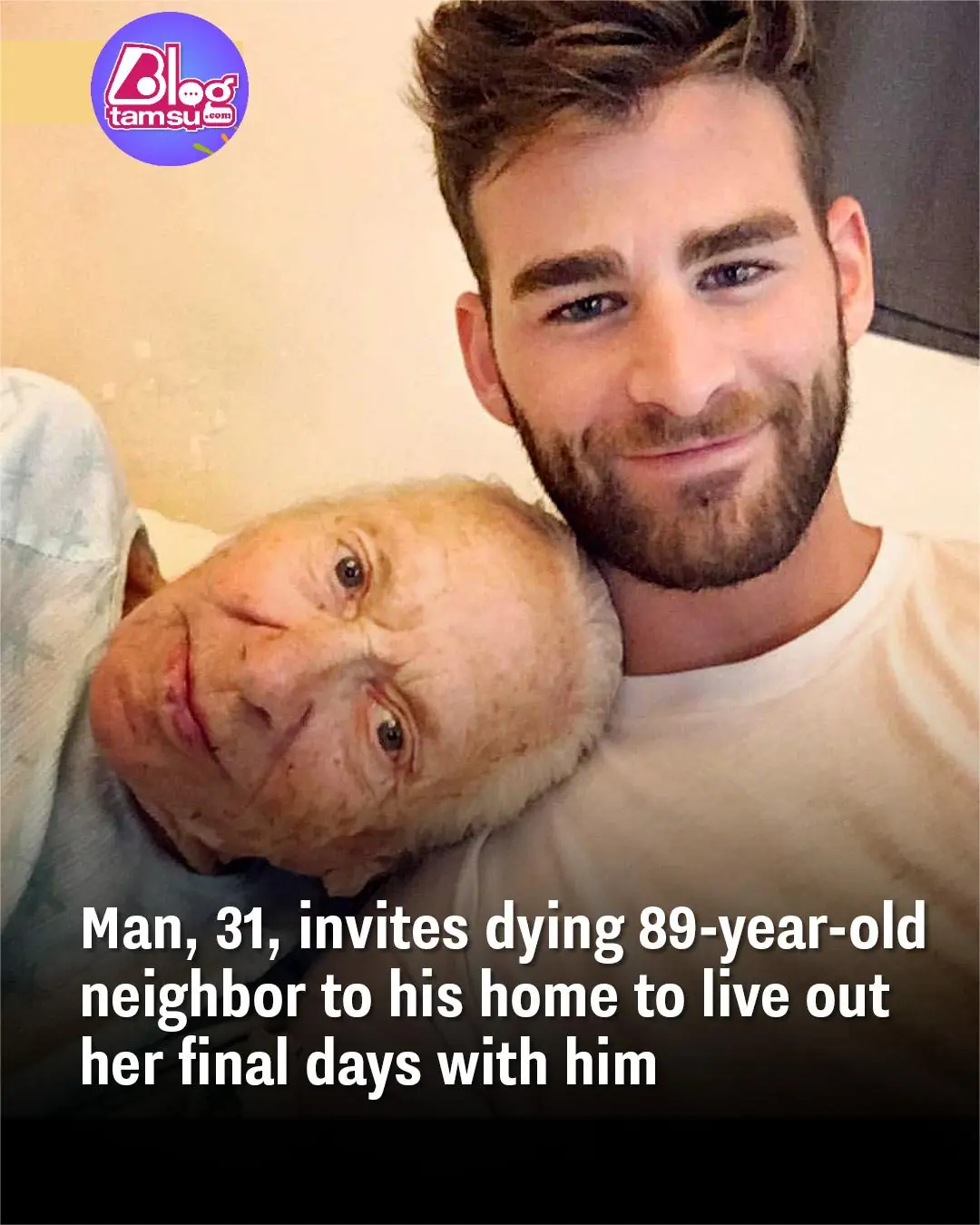 A Young Man’s Act of Kindness Gives an Elderly Neighbor Comfort in Her Final Days