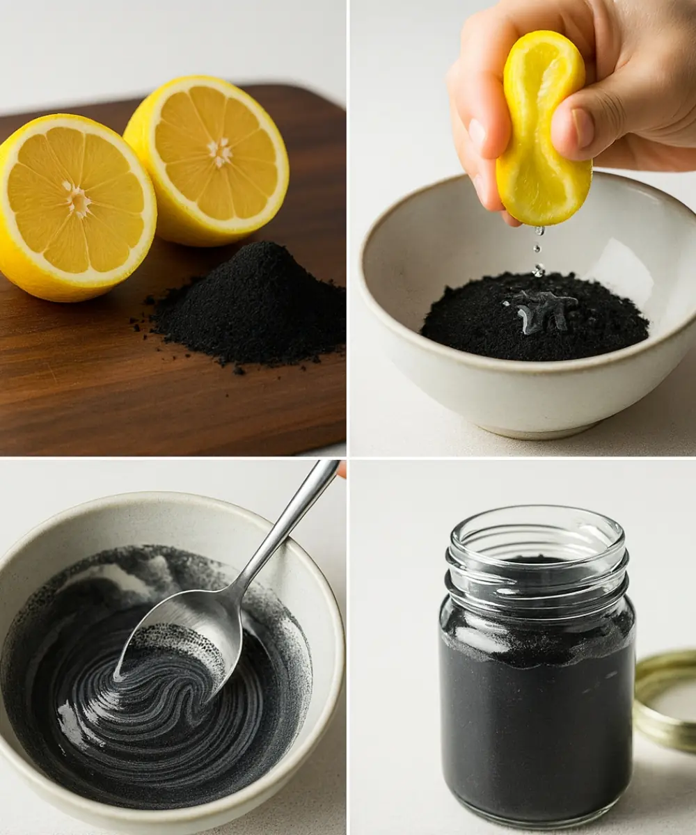 Just mix LEMON with CHARCOAL and you won’t have to spend money at the market anymore