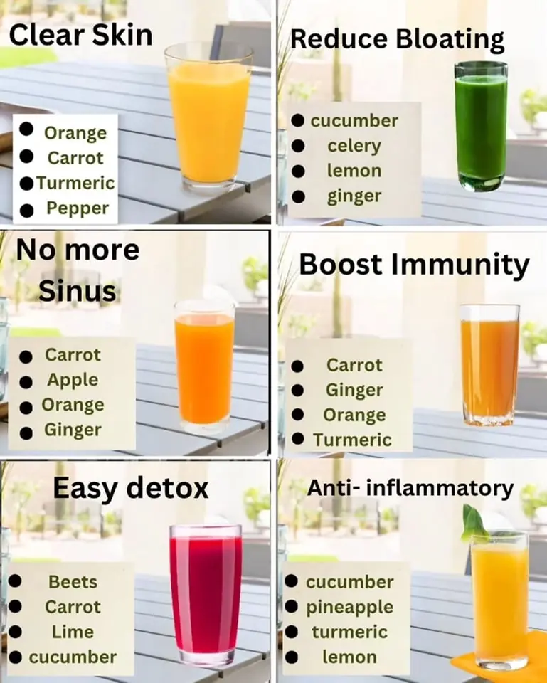 6 Healthy Detox Juice Recipes for Wellness & Vitality