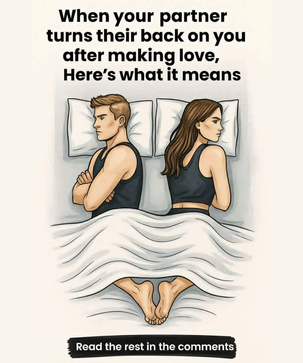What it means when your partner turns away after making love