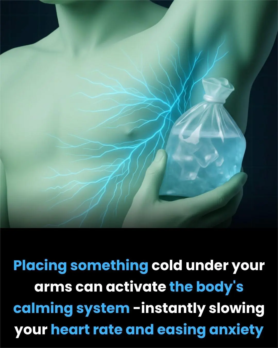 The Science Behind Why Putting Something Cold Under Your Arms Can Calm You Down