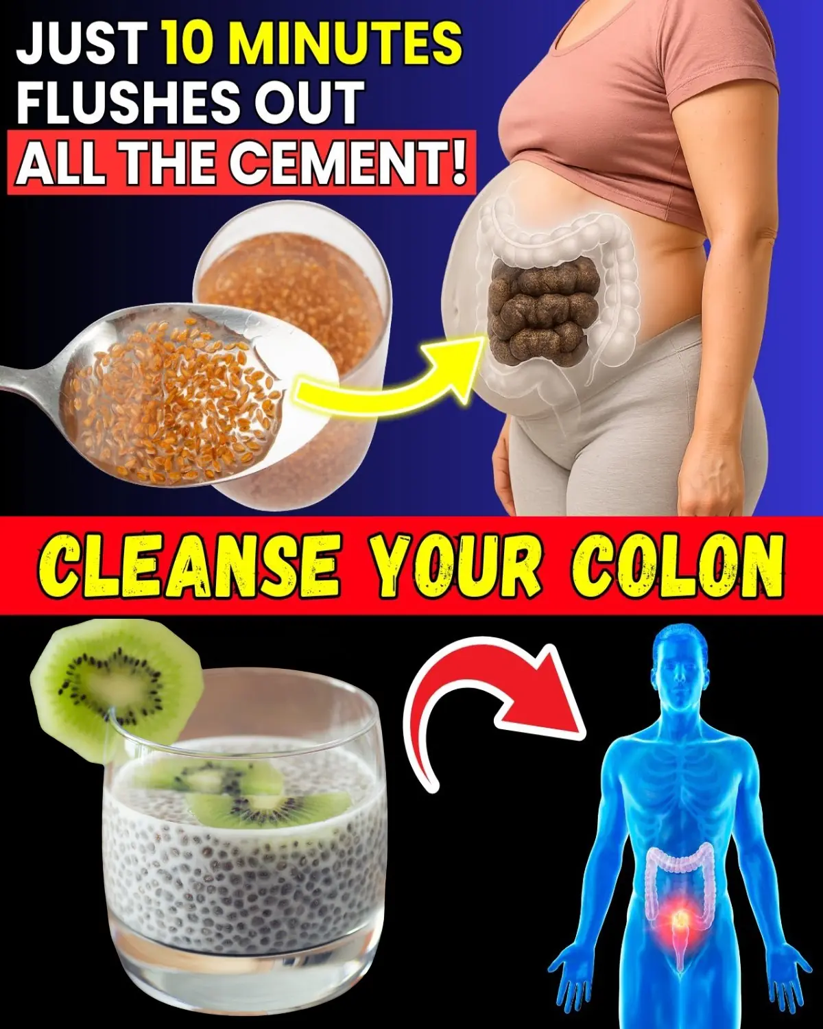 Drink This One Glass to Cleanse Your Colon Naturally in Minutes