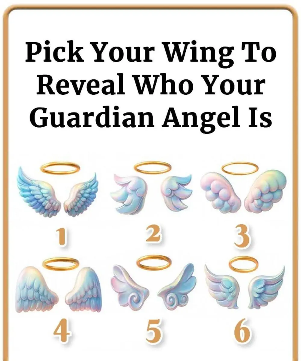 Pick your wing to reveal who your guardian angel is