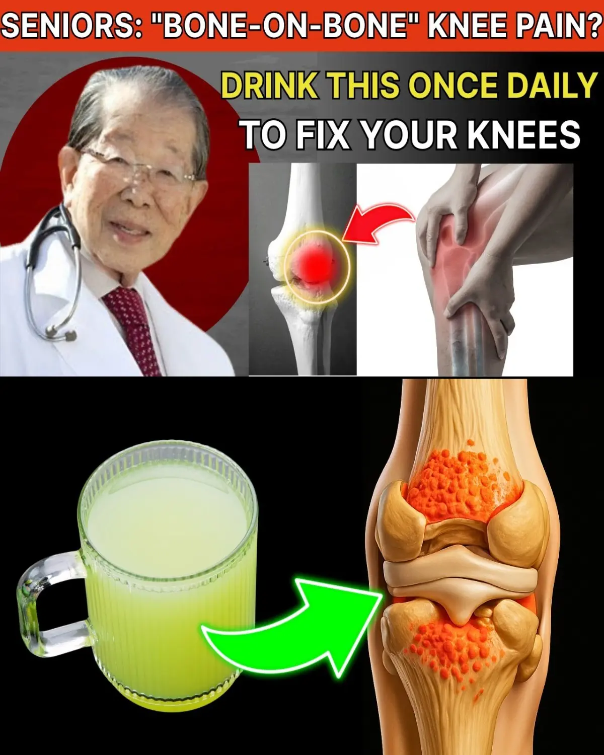 Seniors, Drink THIS to Rebuild Knee Cartilage & End Pain Fast