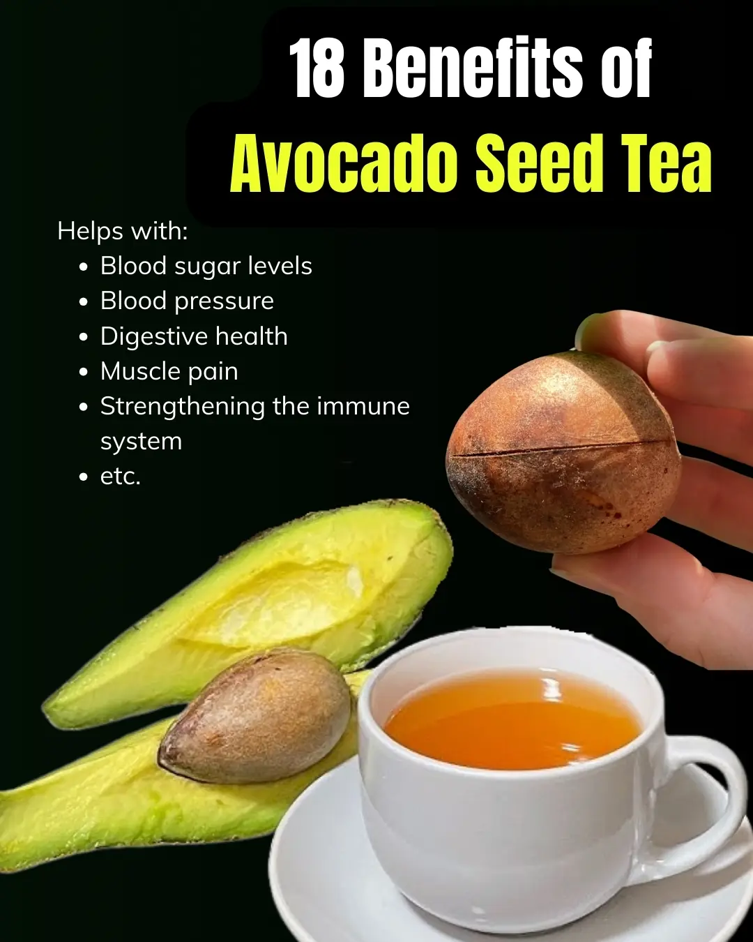 18 Benefits of Avocado Seed Tea, How to Make It, and How to Use It