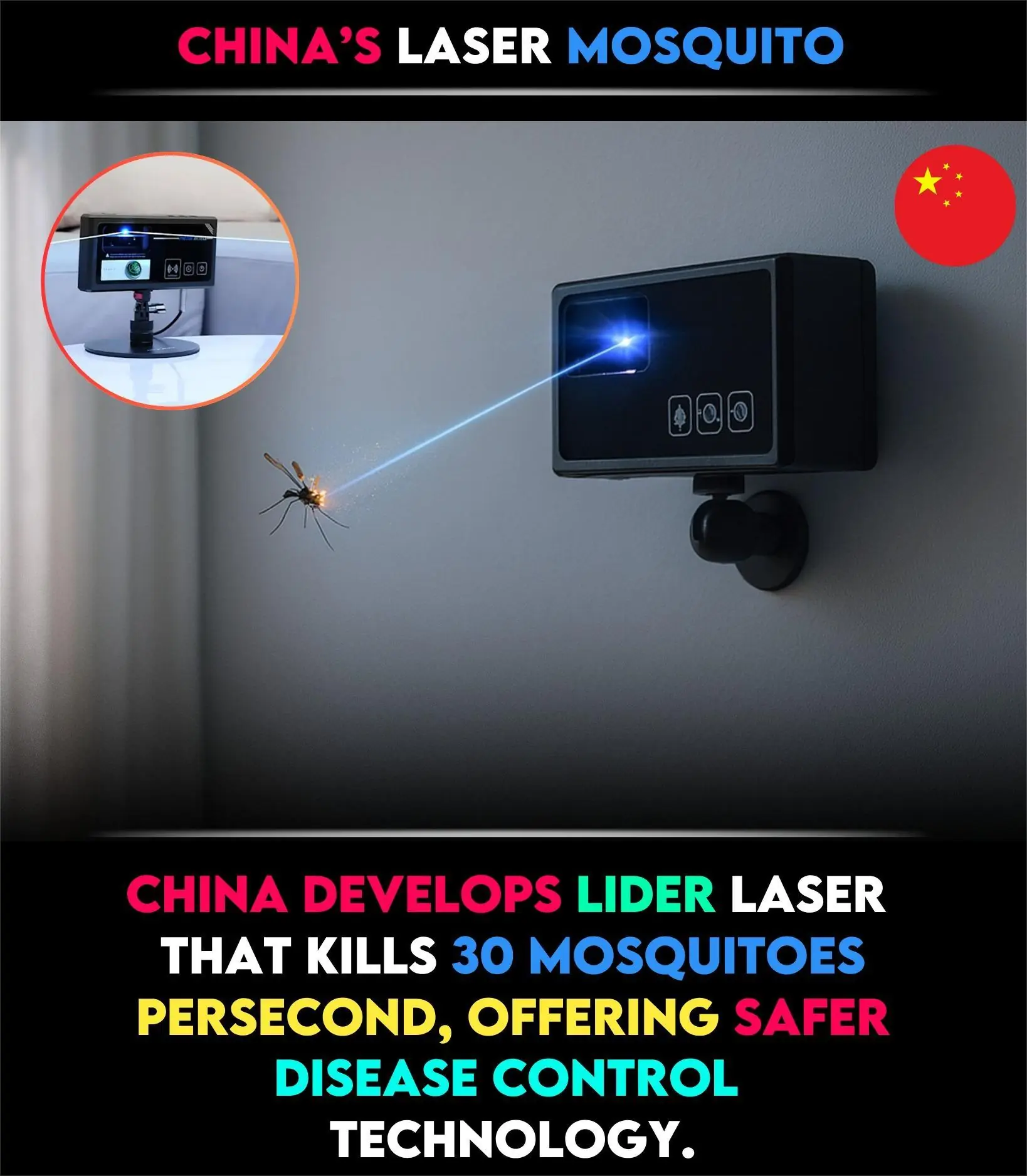 China’s “Photon Mosquito Defense System”: The High-Tech Laser Weapon Against Disease-Carrying Insects