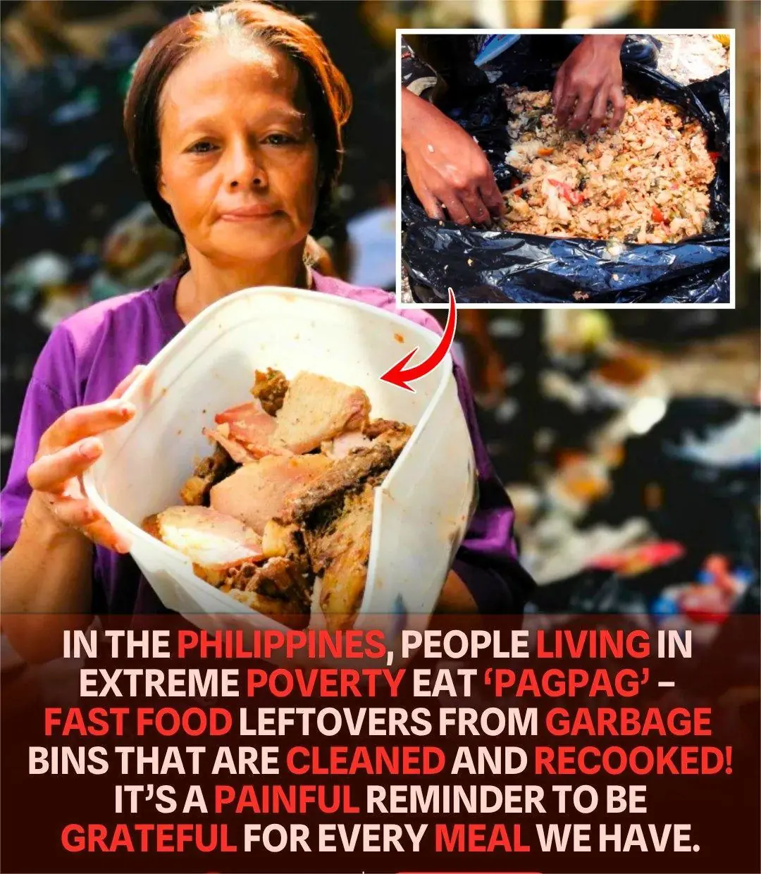 Pagpag: A Harsh Symbol of Survival Amid Poverty in the Philippines