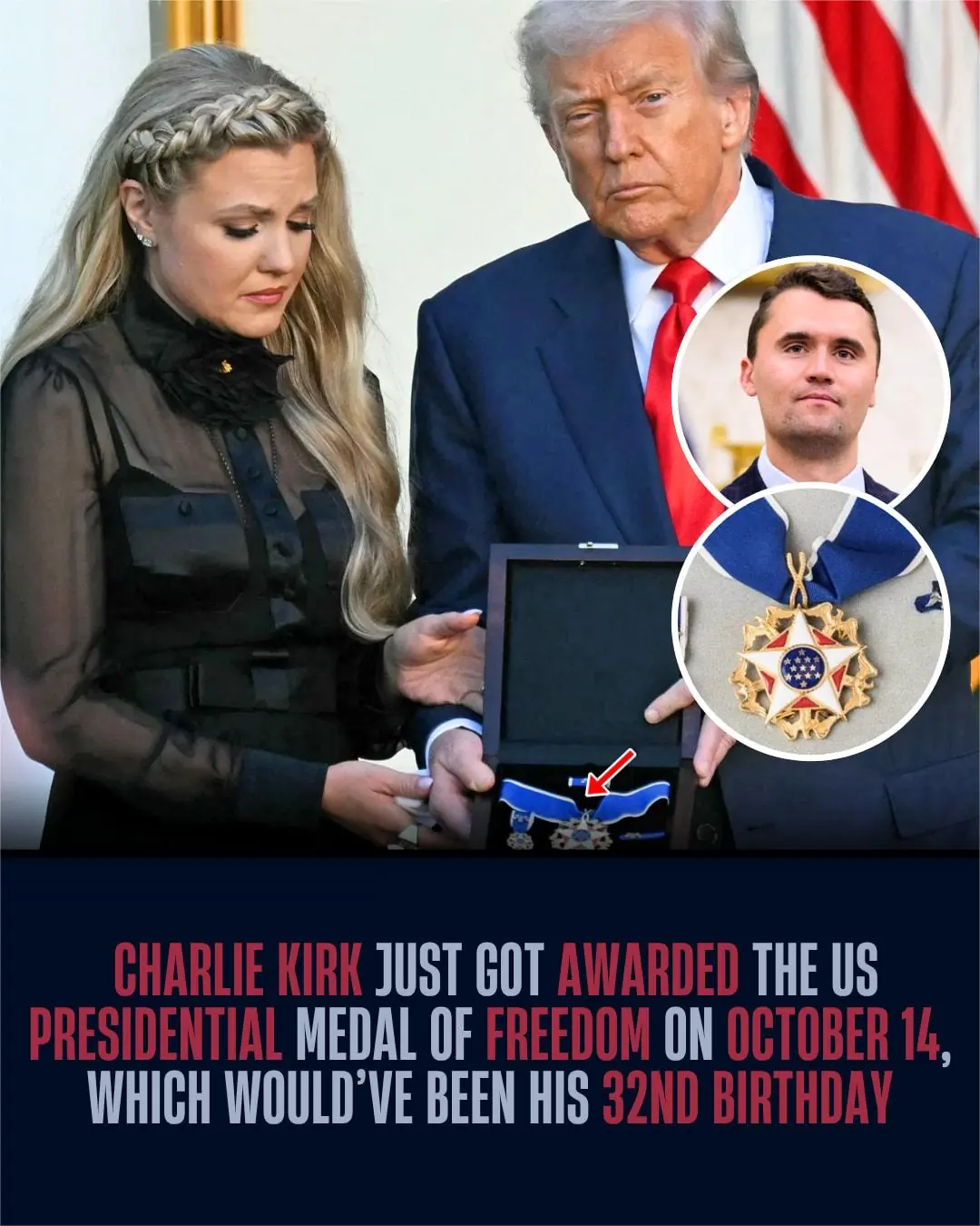 Charlie Kirk Honored with the Presidential Medal of Freedom on His Would-Be 32nd Birthday