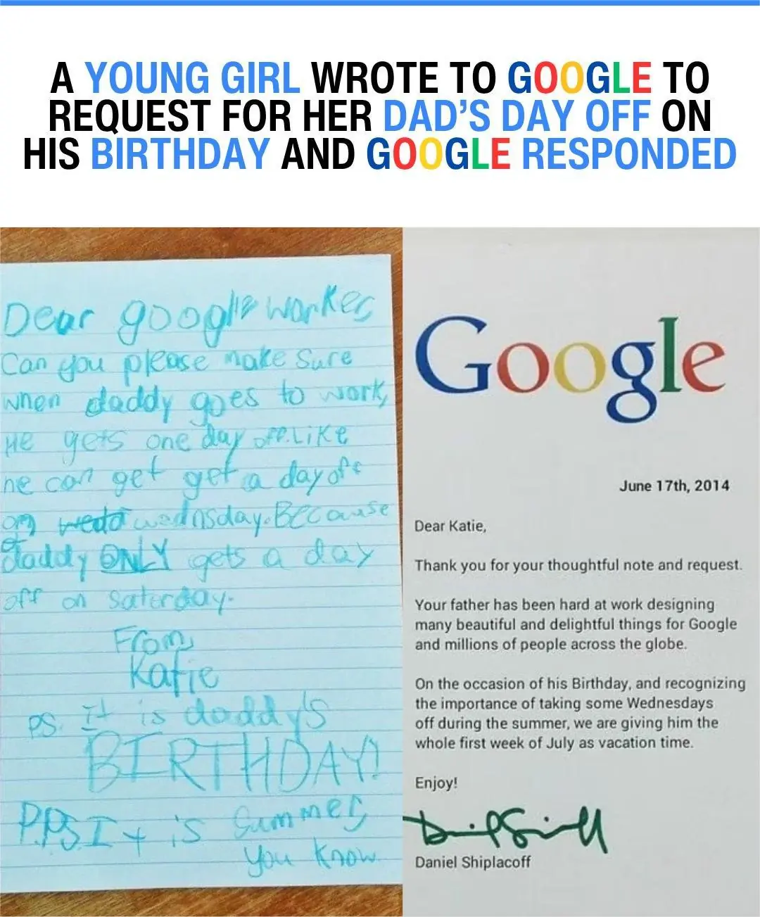 Google Grants a Special Birthday Wish from a Little Girl