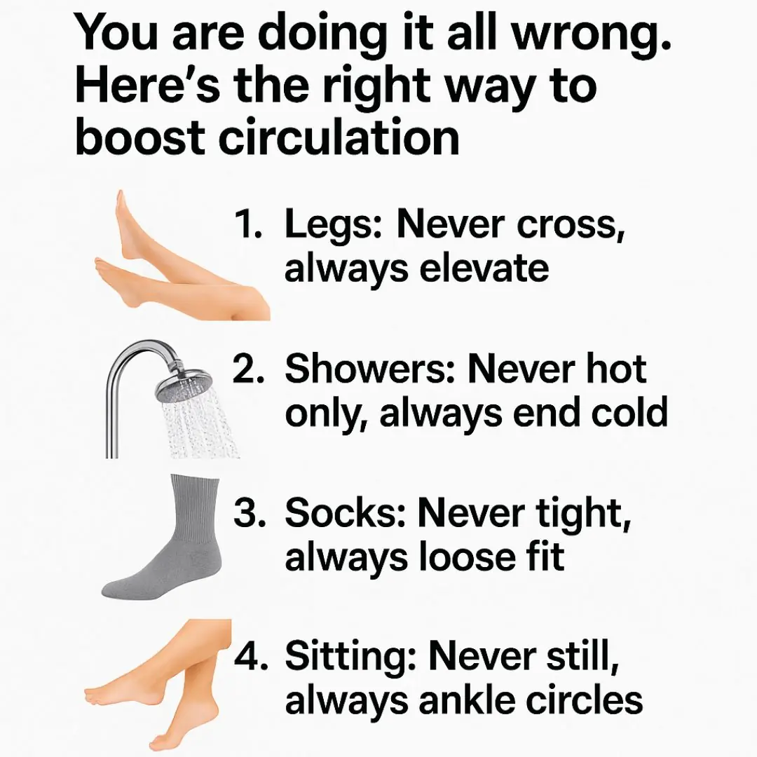 You are doing it all wrong. Here's the right way to boost circulation