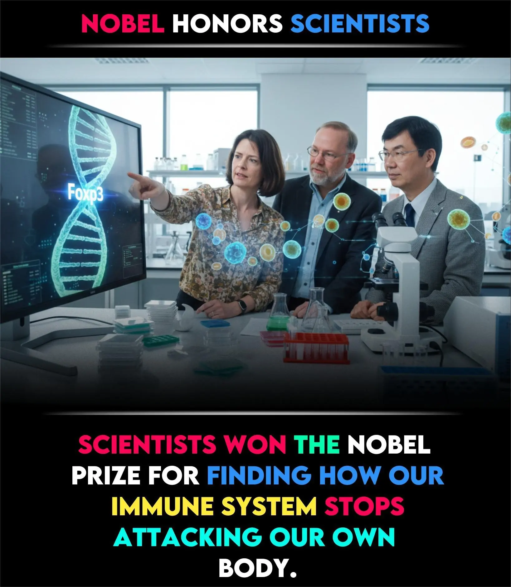 Nobel Prize 2025: Breakthrough Discovery Reveals How the Immune System Knows When to Stop Attacking Itself