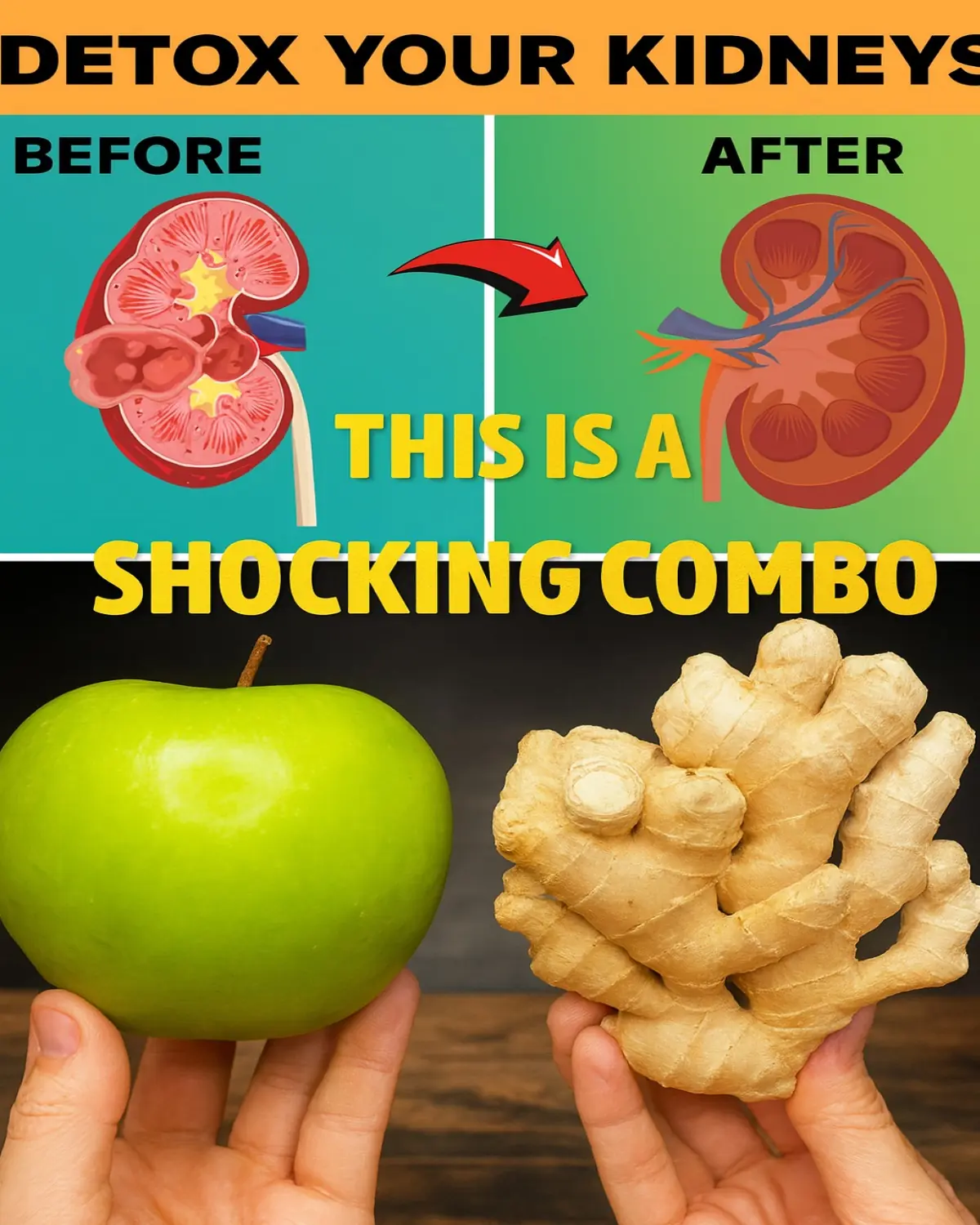 Sip Your Way to Health: Apple and Ginger’s Kidney-Cleansing Power