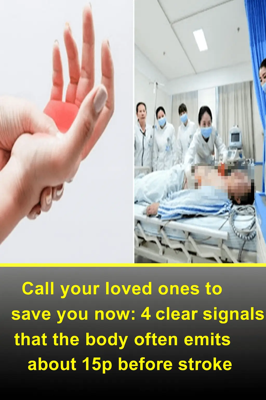 About 15 Minutes Before a Stroke, the Body Often Sends 4 Clear Warning Signs — Call Your Loved Ones Immediately