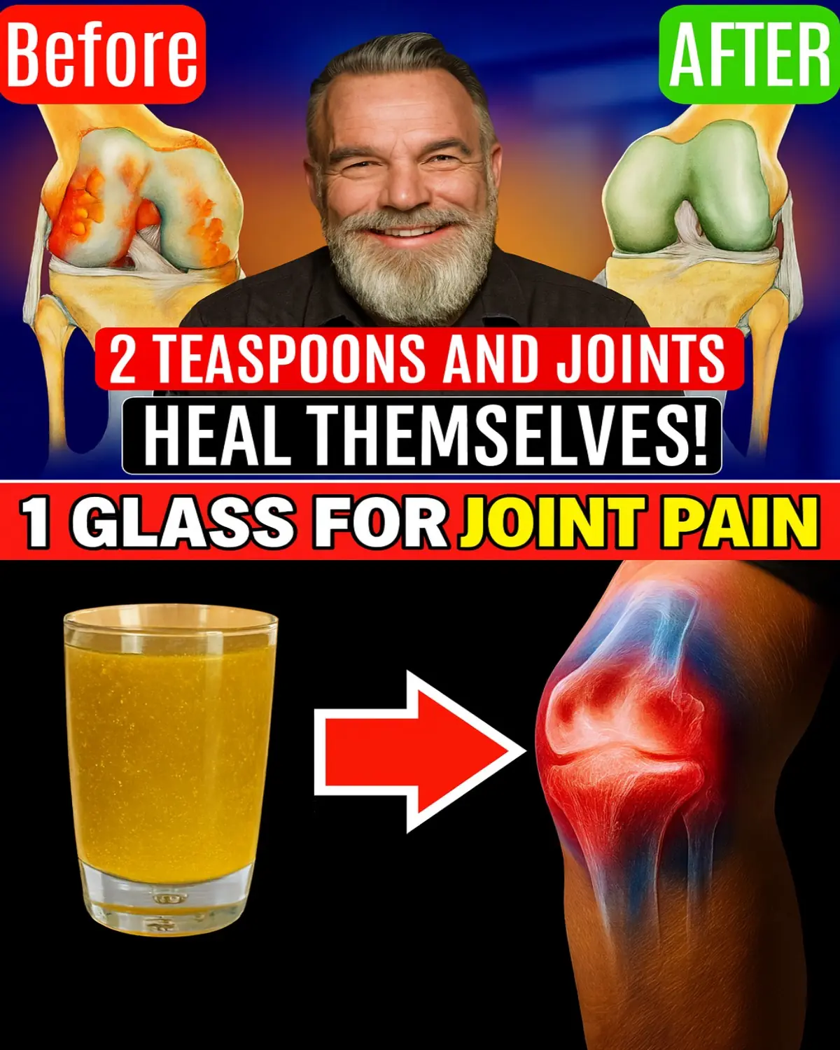One Glass to Ease Joint Pain Quickly