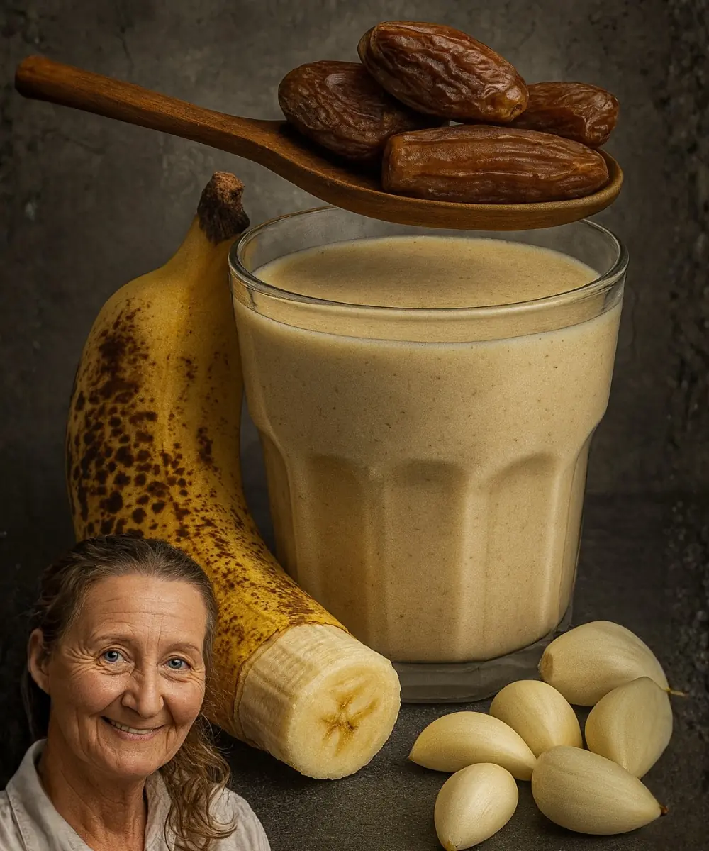 Banana, Dates, and Garlic Smoothie: A Natural Power Drink Stronger Than the Blue Pill