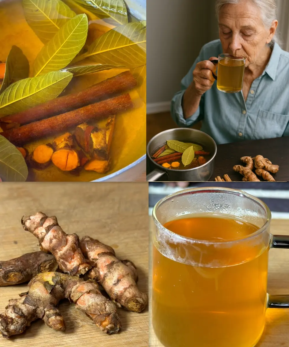 Guava Leaf, Turmeric, and Cinnamon Tea: A Powerful Natural Remedy for Cholesterol, Blood Pressure, and Diabetes