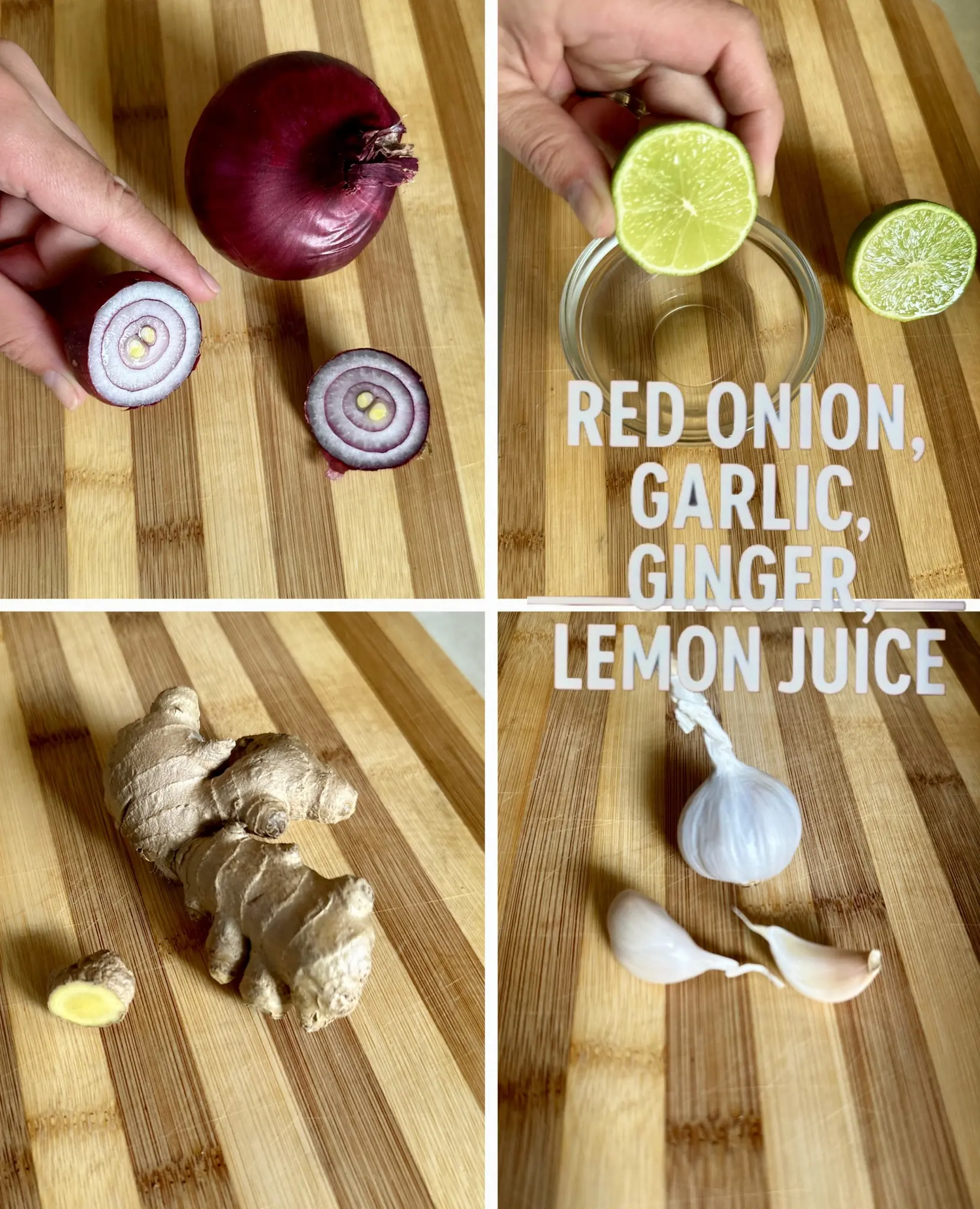A Natural Remedy for Colds: Red Onion, Ginger, Cinnamon, Lemon, Honey, and Healthy Oil