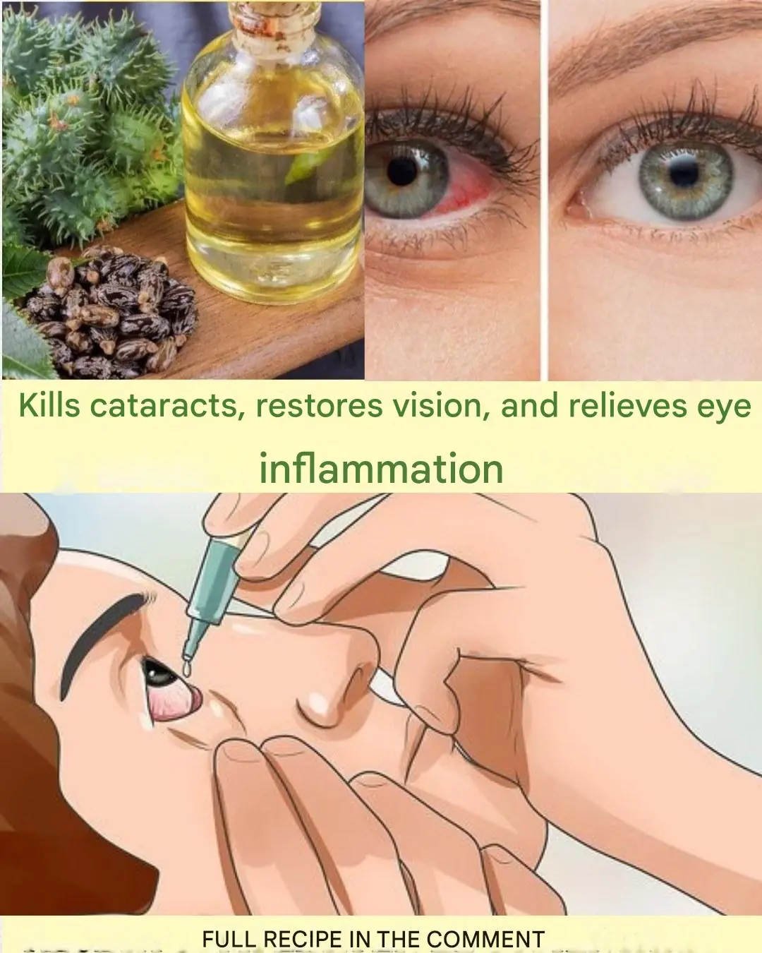 Natural Remedy for Cataracts and Eye Inflammation: Restore Your Vision Naturally
