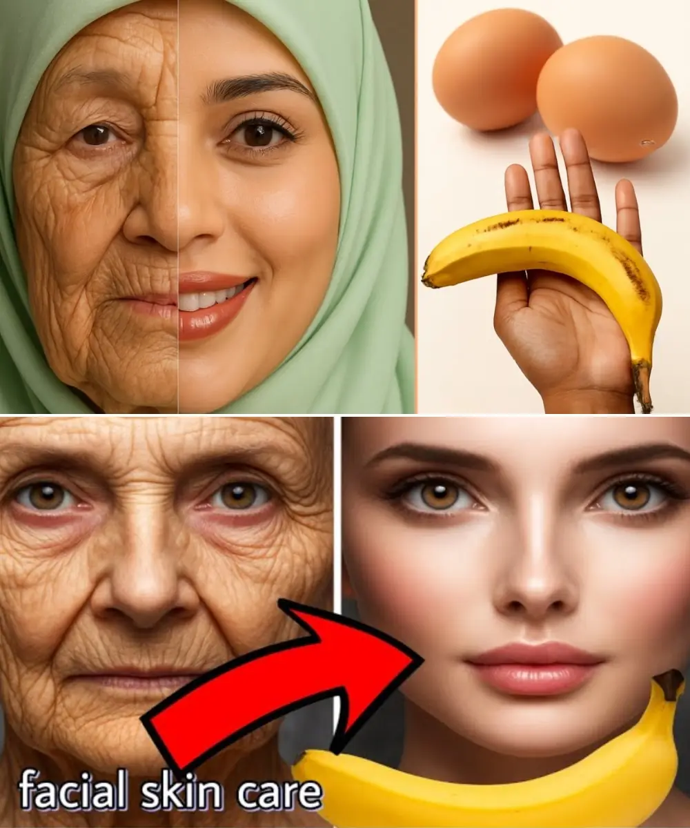 Banana and Egg Mask to Look Younger Even in Your 80s